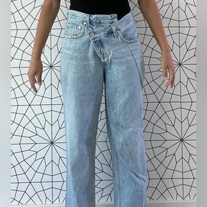 AGOLDE CRISS CROSS UPSIZED JEAN